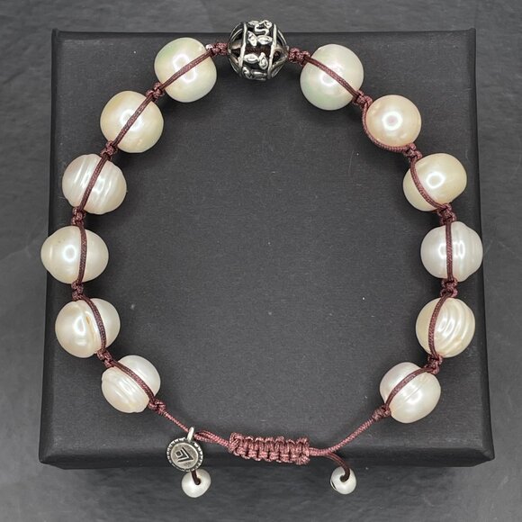 Silpada Sterling Silver & Genuine Pearl Bracelet - Picture 2 of 7